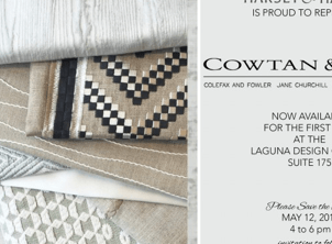 Cowtan & Tout now available at Harsey & Harsey - News from Laguna Design Center
