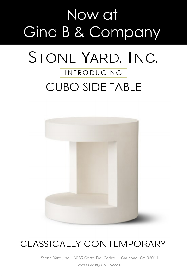 Stone Yard is now available at Gina B & Company - News from Laguna Design Center