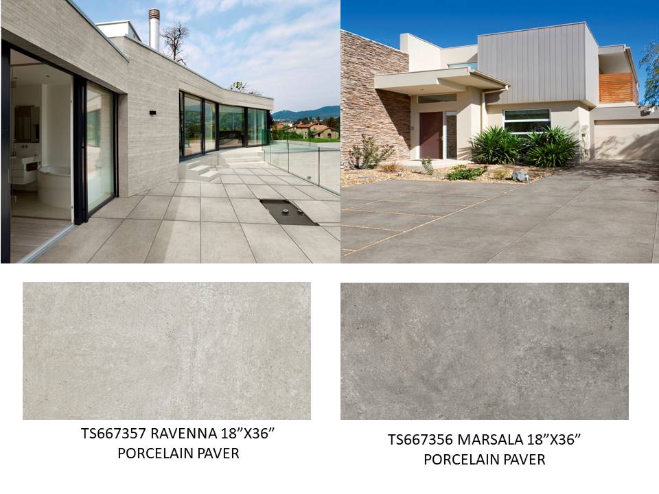 18″x36″Porcelain Pavers at Trendy Surfaces - News from Laguna Design Center