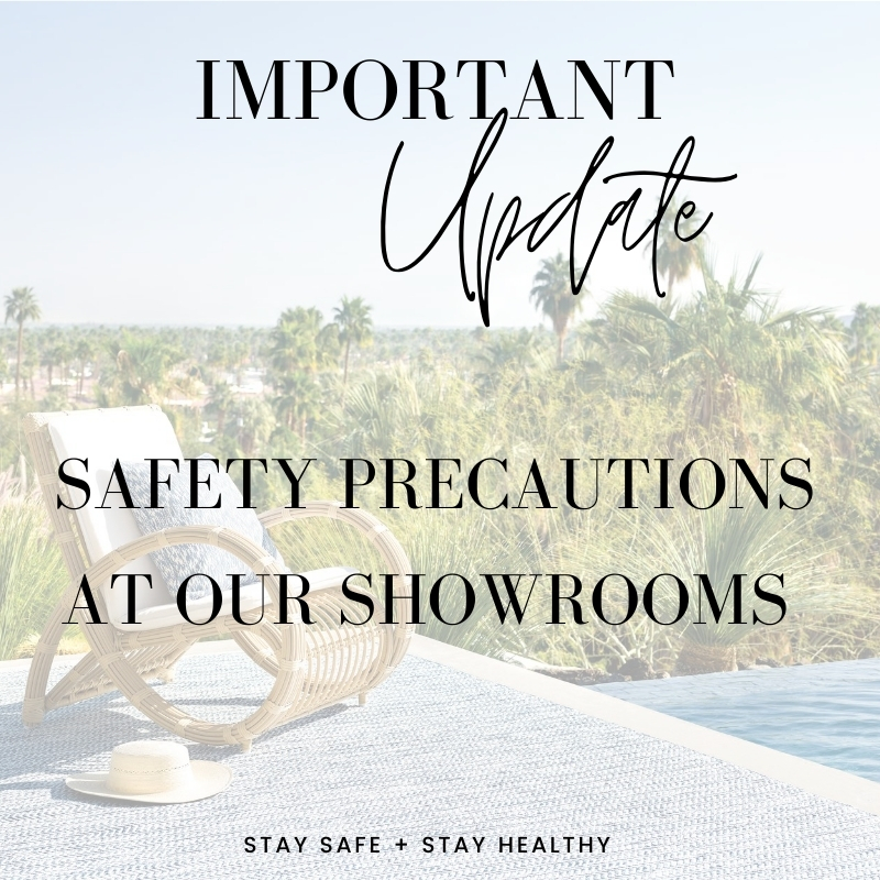CODARUS CARES – Safety Precautions for our Laguna Showroom - News from Laguna Design Center