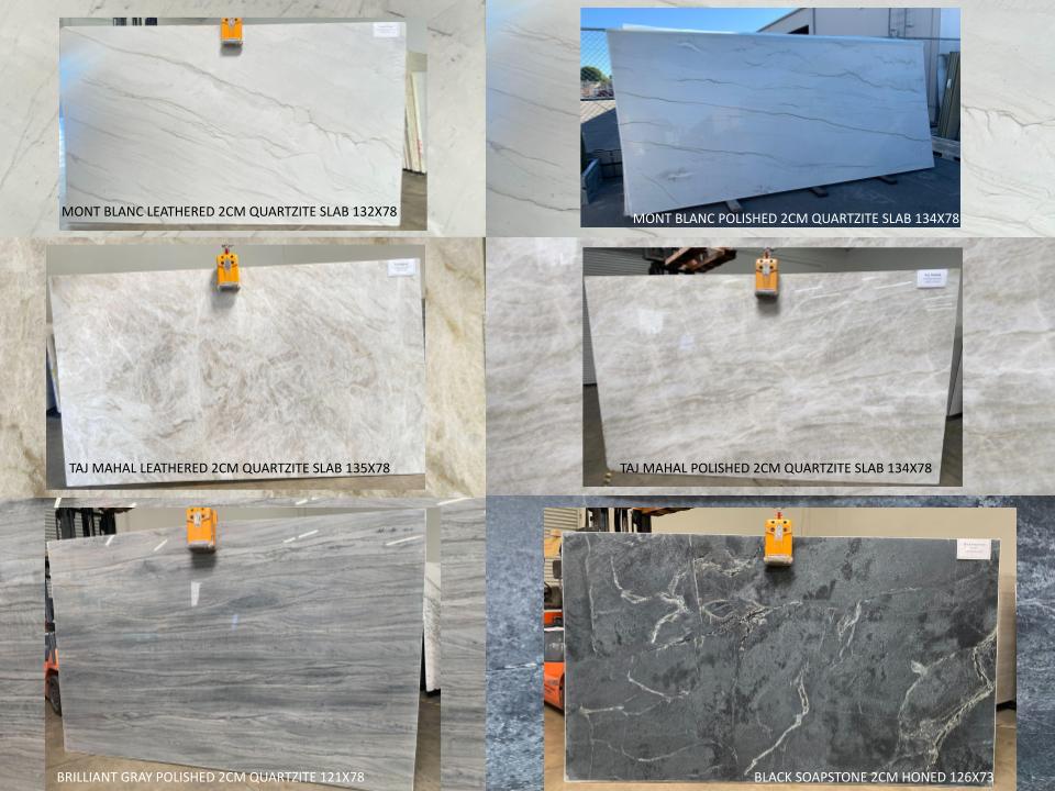 New Quartzite & Soapstone Slabs at Trendy Surfaces - News from Laguna Design Center