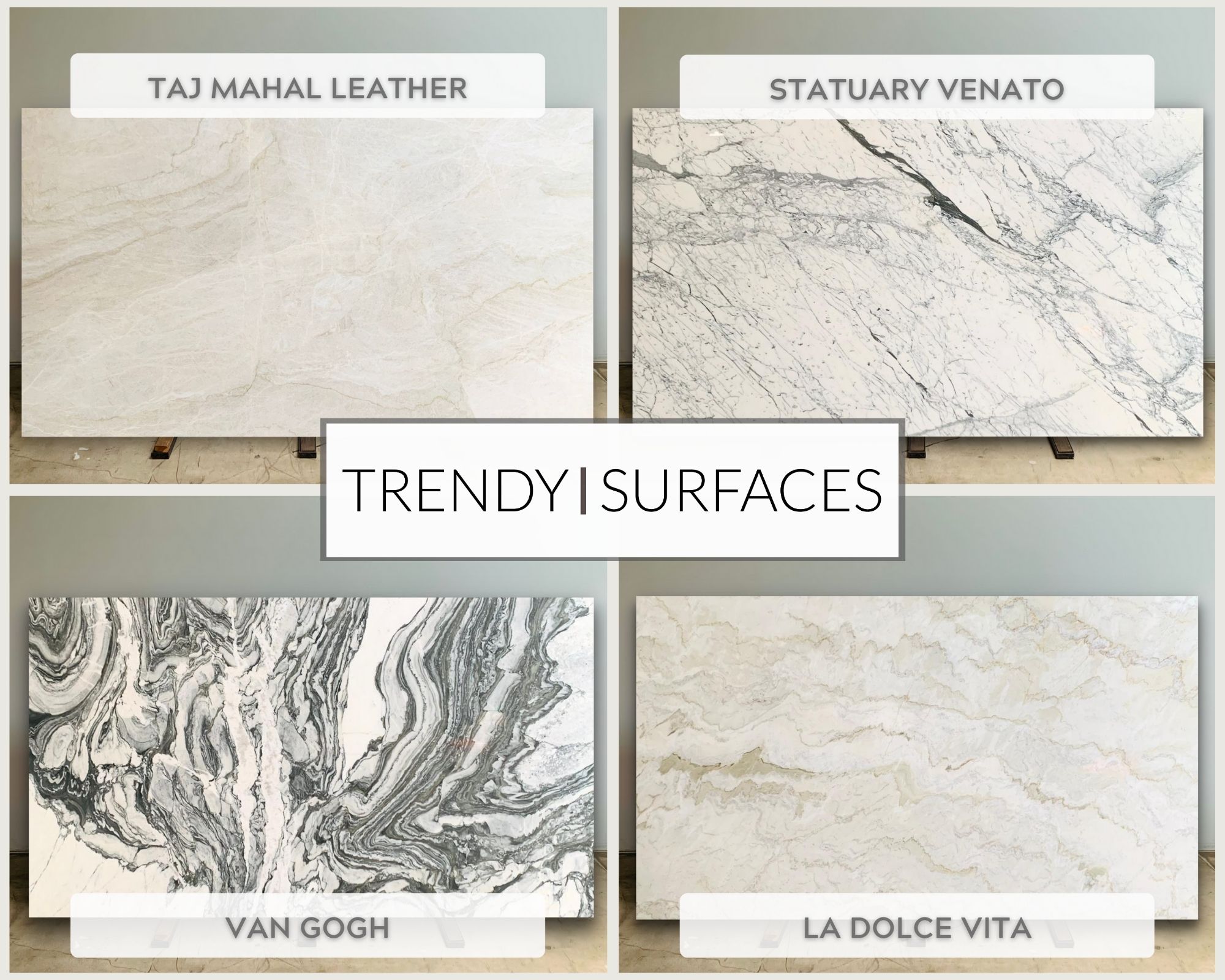 Trendy Surfaces SLAB-TASTIC Marble & Quartzite Slabs! - News from Laguna Design Center