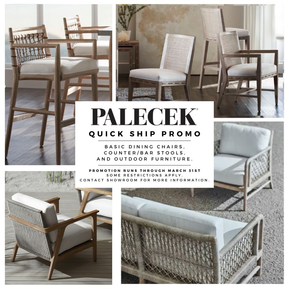 Quick Ship Promo at PALECEK - News from Laguna Design Center