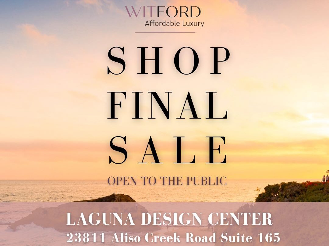 Laguna End of the Year Sample Sale at Witford - News from Laguna Design Center