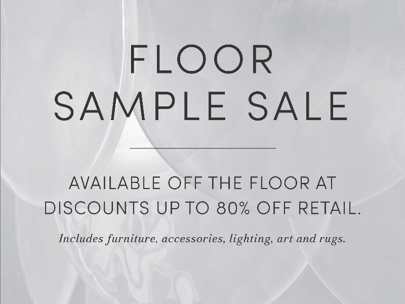 Floor Sample Sale at Baker | McGuire - News from Laguna Design Center