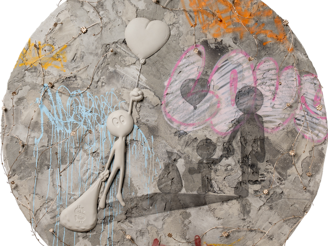 Related News Article - Kai’s “Love vs Money – Family Matters (Tondo) II” at Markowicz Fine Art