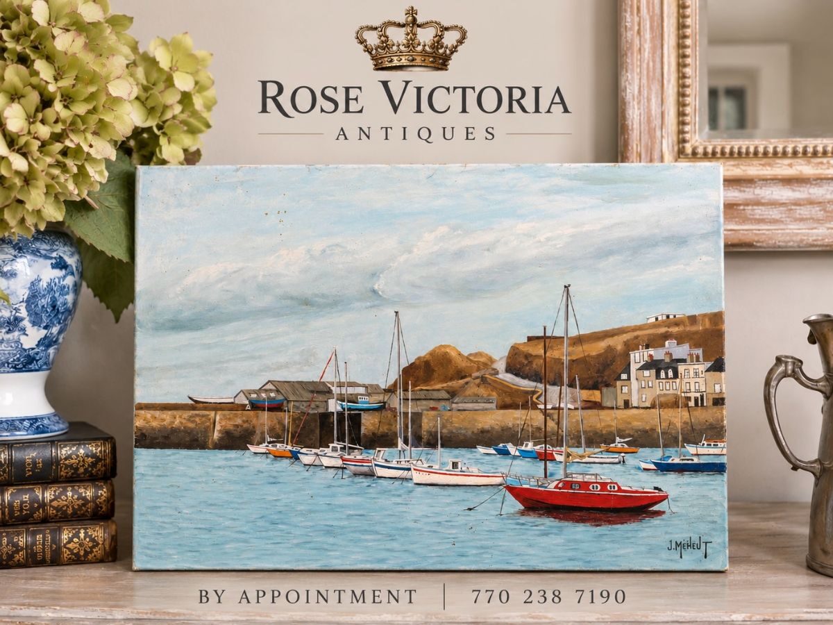 Our Latest Shipment of Vintage French Paintings Has Landed at Rose Victoria! - News from Laguna Design Center